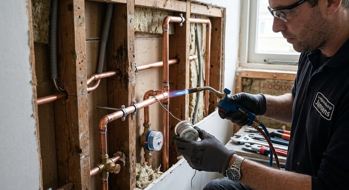 Loodgieter aan het werk - heeft een loodgieter een website nodig