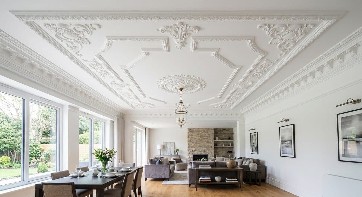 Sierpleister en decoratief stucwerk